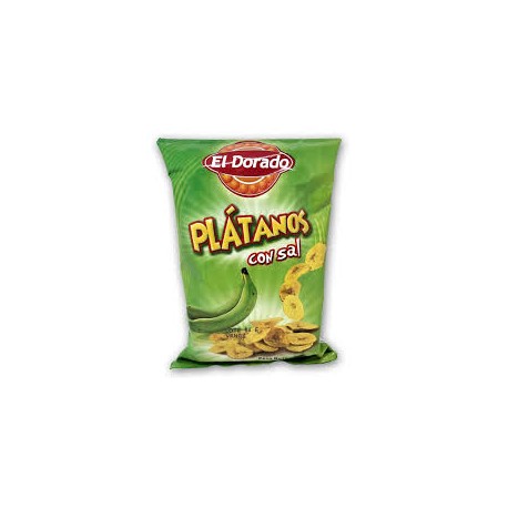 CHIPS PLATANITOS CON SAL 100 G.